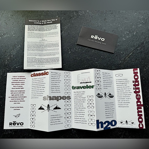 Revo Sunglasses - Shapes collection:
Black Frame Blue Mirror Lens 953-001-02 - Picture 5 of 12